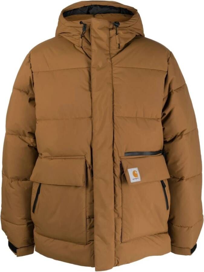 Carhartt WIP Donsjack Bruin Heren