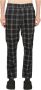 Carhartt WIP Geruite Fluweel Elastische Taille Broek Black Heren - Thumbnail 3