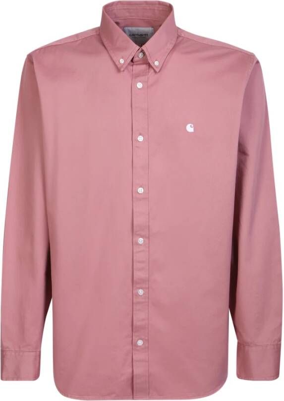 Carhartt WIP Formeel overhemd Roze Heren