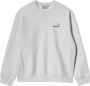 Carhartt WIP Grijze American Script Sweatshirt Grijs Heren - Thumbnail 1