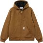 Carhartt WIP Bruine Stijve Actieve Jas met Fleece Voering Brown Heren - Thumbnail 1