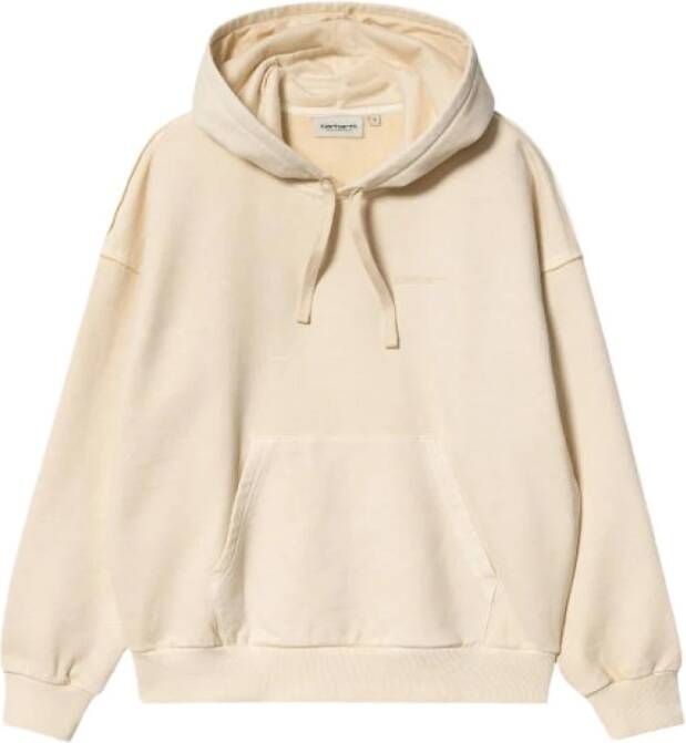 Carhartt WIP Hoodie Marfa Sweat Gekleurd Beige Dames