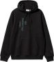 Carhartt WIP Zwarte hoodie met handtekeningontwerp Black Heren - Thumbnail 1