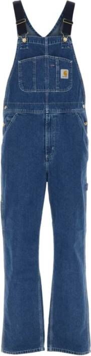 Carhartt WIP Denim Werkkleding Bib Overall Blue Heren