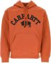 Carhartt WIP Koper katoen blend capuchon locker zweet Oranje Heren - Thumbnail 1
