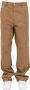 Carhartt WIP Bruine Logo Broek met Rits- en Knoopsluiting Brown Heren - Thumbnail 7