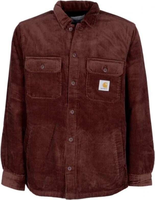 Carhartt WIP Normaal Overhemd Bruin Heren
