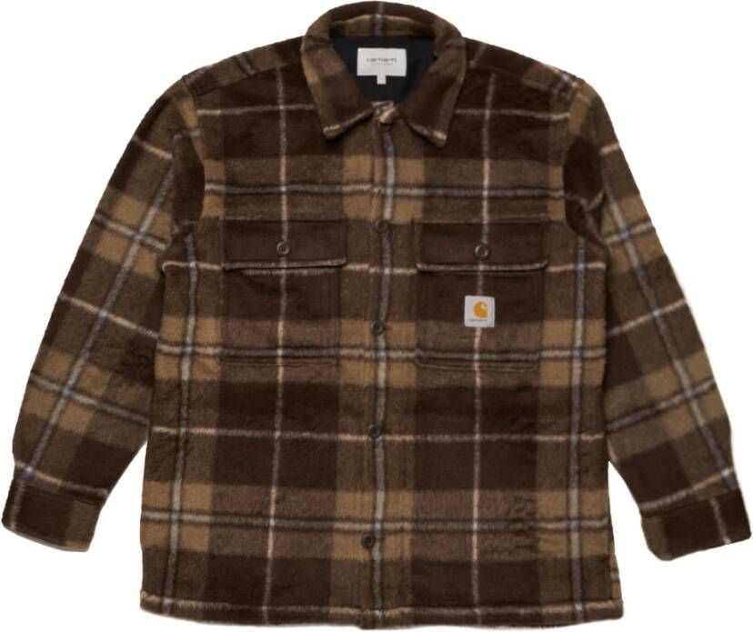 Carhartt WIP Normaal shirt Bruin Heren