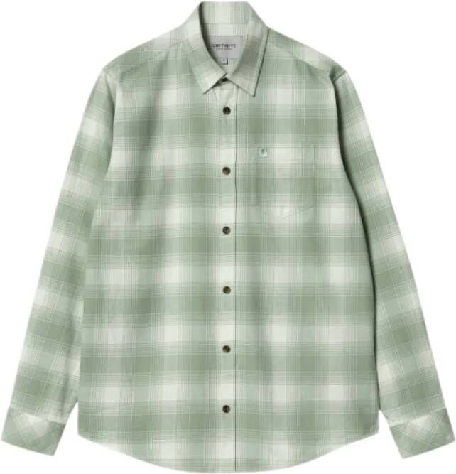 Carhartt WIP Normaal shirt Groen Heren