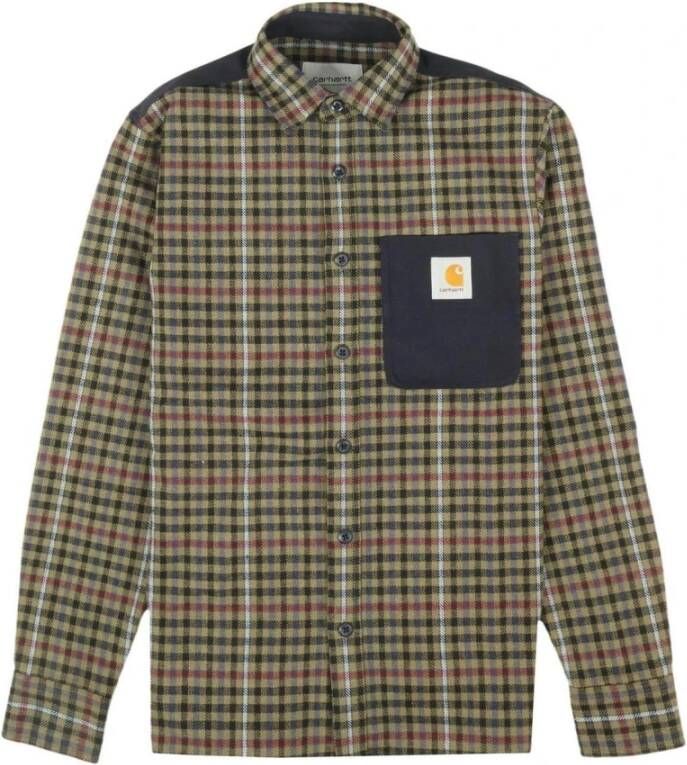 Carhartt WIP Normaal shirt Groen Heren