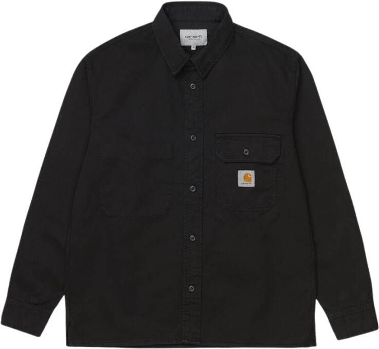 Carhartt WIP Normaal shirt Zwart Heren