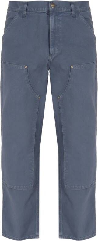 Carhartt WIP Straight Trousers Blauw Heren