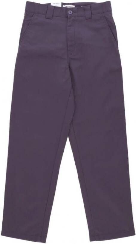 Carhartt WIP Rechte broek Purple Dames