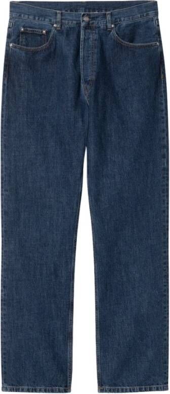 Carhartt WIP Blauwe Denim Nolan Jeans Blue Heren