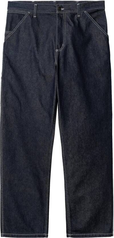 Carhartt WIP Klassieke Blauwe Jeans voor Heren Blue Heren