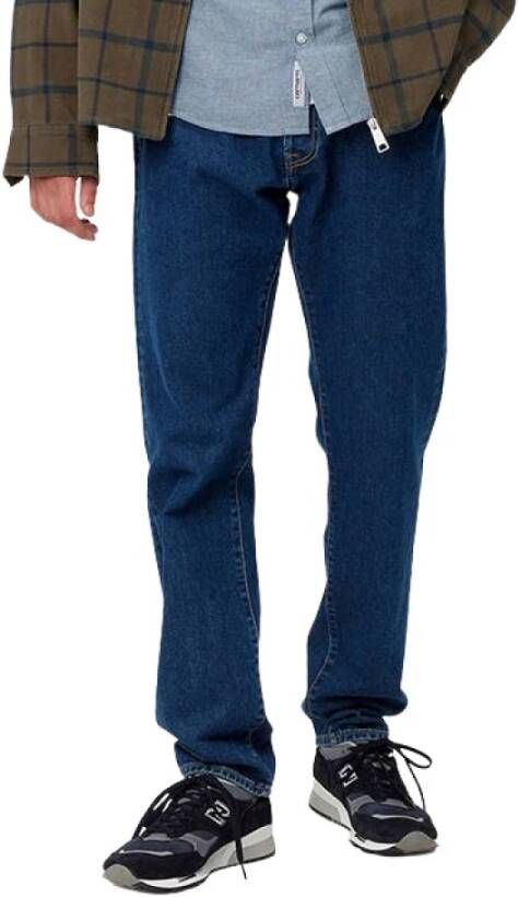 Carhartt WIP Ruimvallende spijkerbroek Blauw Heren