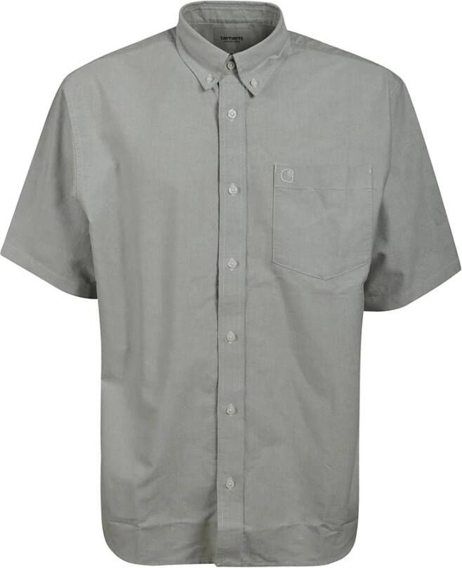 Carhartt WIP Short Sleeve Shirts Grijs Heren
