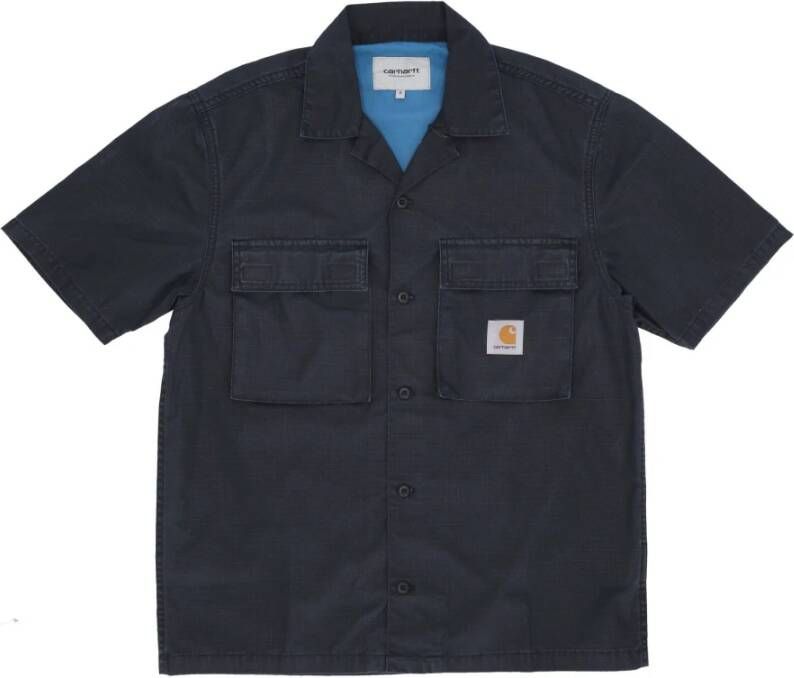 Carhartt WIP Short Sleeve Shirts Zwart Heren