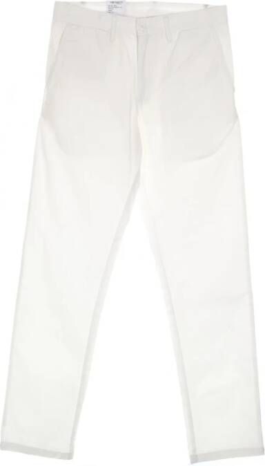 Carhartt WIP Slim-fit Trousers White Heren