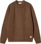 Carhartt WIP Speckled Tamarind Anglistic Sweater Bruin Dames - Thumbnail 1