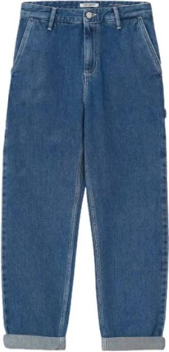 Carhartt WIP Straight Jeans Blauw Dames