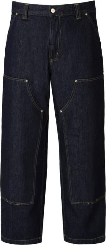 Carhartt WIP Straight Trousers Blauw Heren