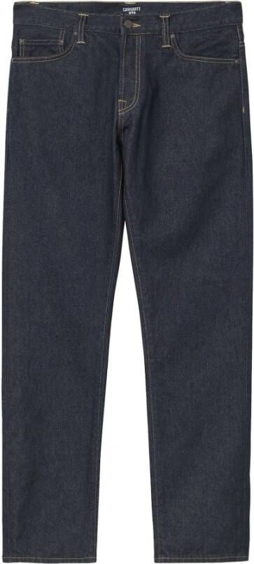 Carhartt WIP Klassieke Blauwe Jeans voor Heren Blue Heren