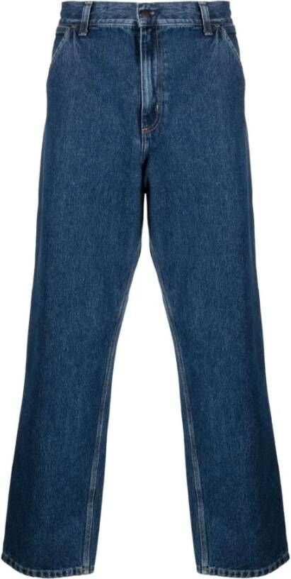 Carhartt WIP Straight Jeans Blauw Heren