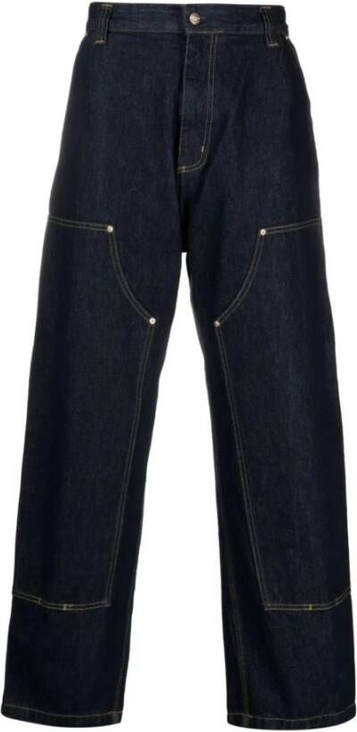 Carhartt WIP Straight Jeans Blauw Heren