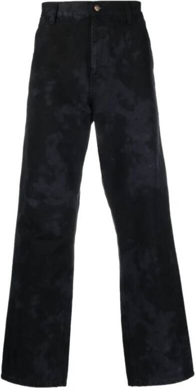 Carhartt WIP Straight Jeans Zwart Heren