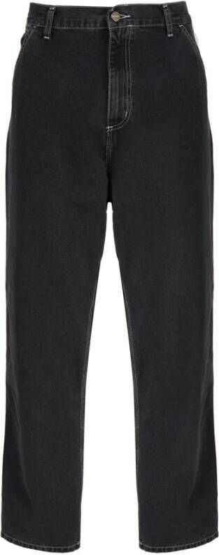 Carhartt WIP Straight Jeans Zwart Heren