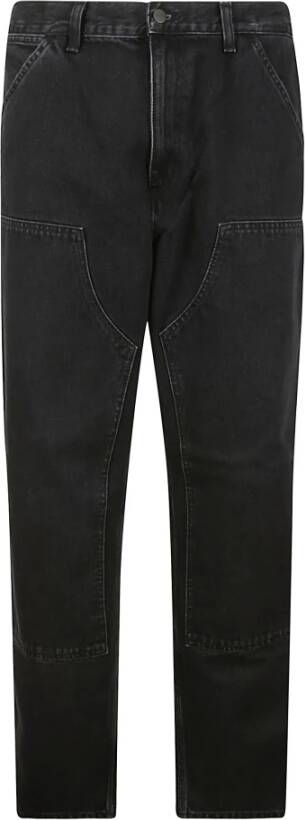 Carhartt WIP Straight Jeans Zwart Heren