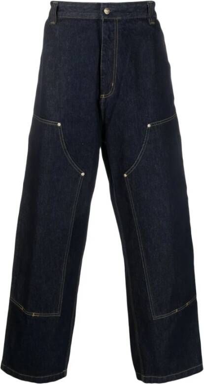 Carhartt WIP Straight Trousers Blauw Heren