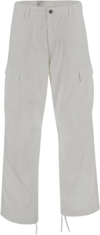 Carhartt WIP Straight Trousers Wit Heren