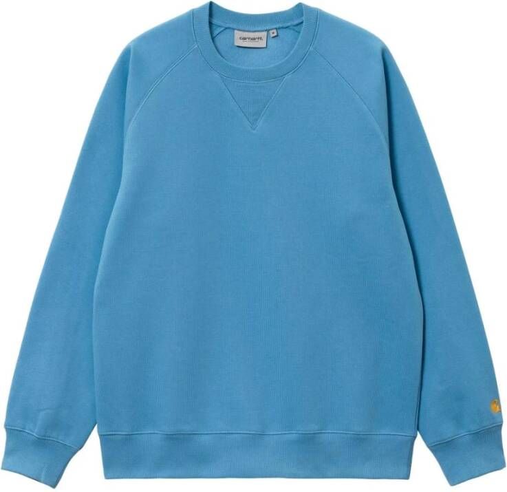 Carhartt WIP Chase Sweatshirt Comfort en Stijl in Één Blue Heren