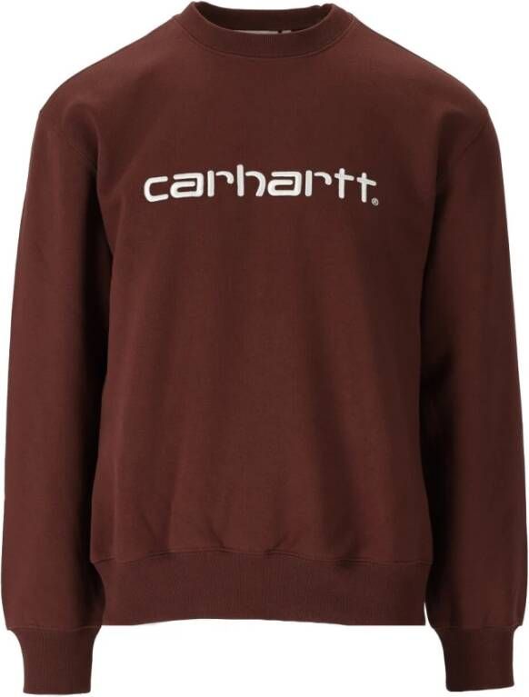 Carhartt WIP Sweatshirts Bruin Heren