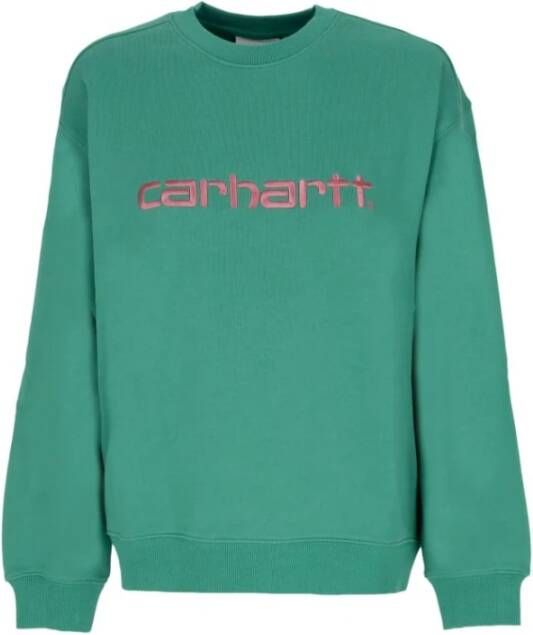 Carhartt WIP Sweatshirt Groen Dames