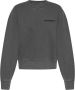 Carhartt WIP Zwart Garment Dyed Crew Sweatshirt Gray Dames - Thumbnail 1