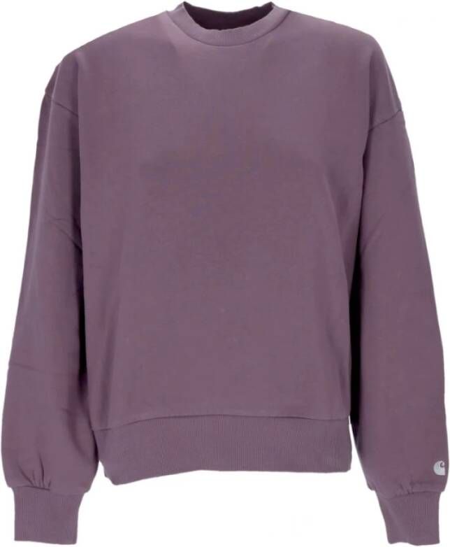 Carhartt WIP Sweatshirt Purple Dames