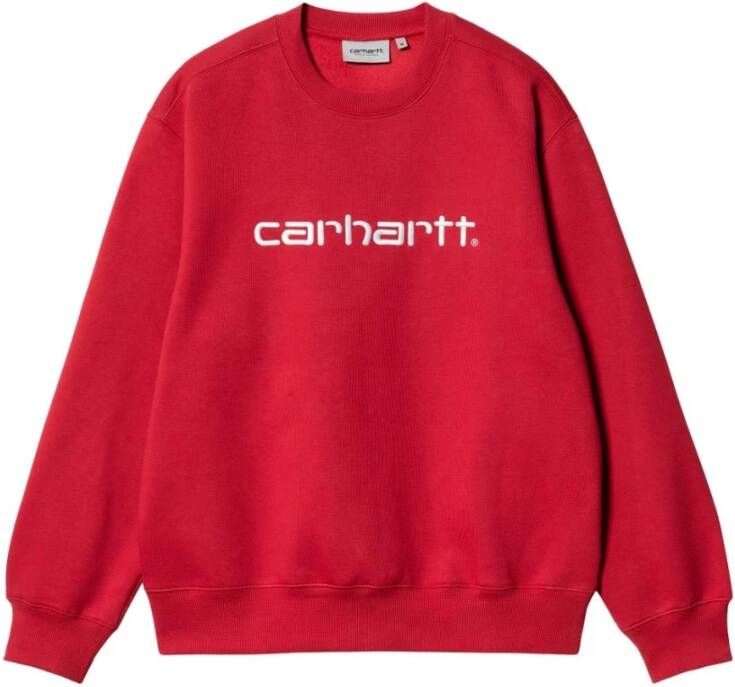 Carhartt WIP Sweatshirt Rood Heren