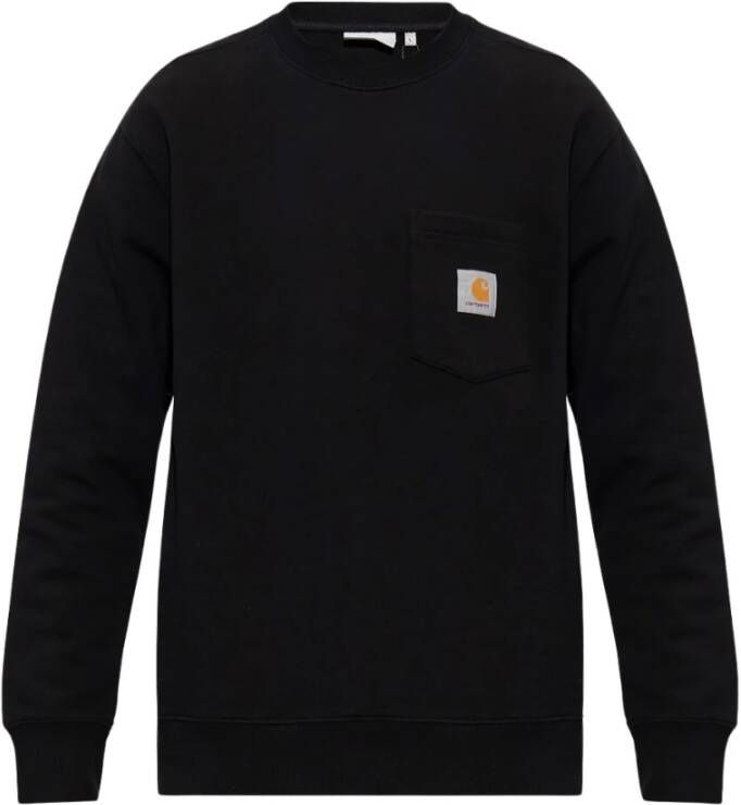 Carhartt WIP Sweatshirt with logo Zwart Heren