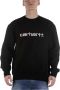 Carhartt WIP Mannen Iconisch Logo Sweatshirt Black Heren - Thumbnail 1