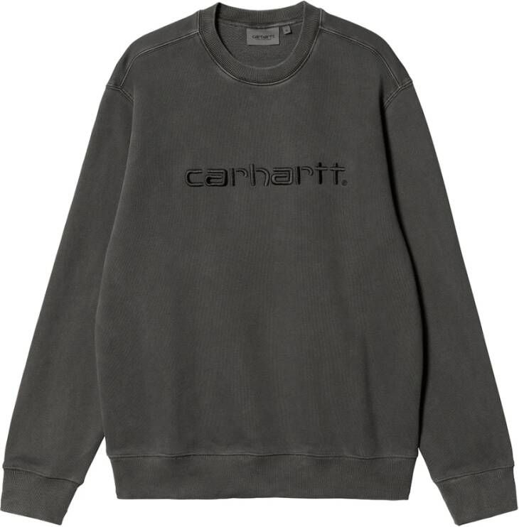 Carhartt WIP Zwarte Lichtgewicht Crewneck Sweatshirt Black Heren