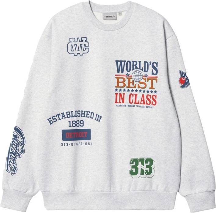 Carhartt WIP Sweatshirts Hoodies Grijs Heren