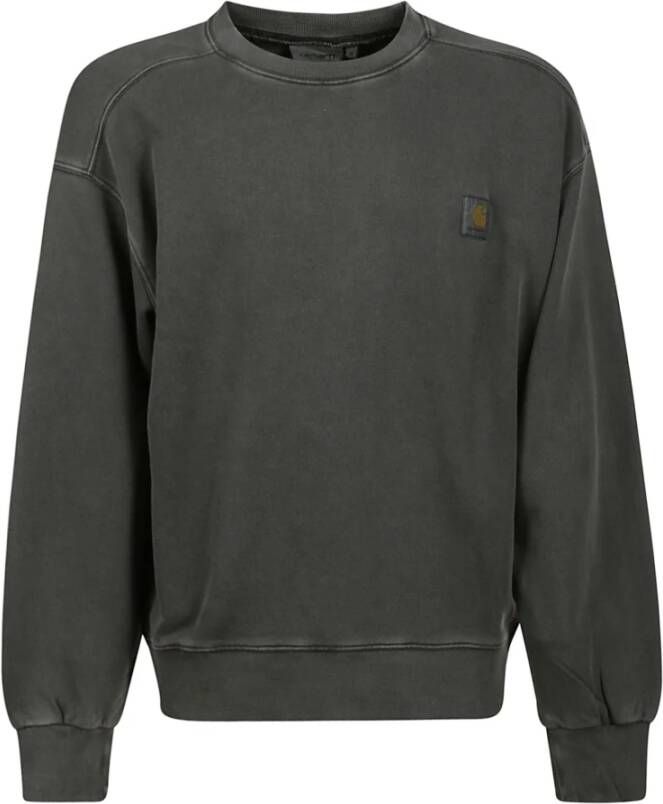 Carhartt WIP Nelson Sweatshirt Comfortabel en stijlvol Black Heren