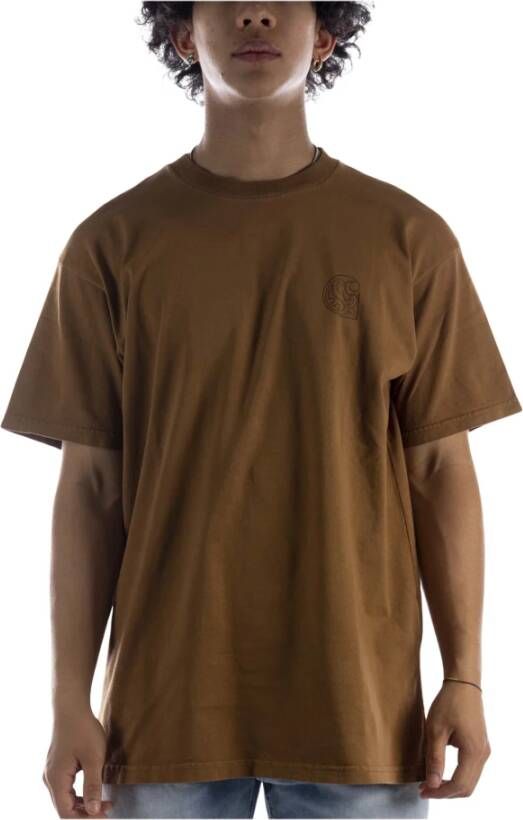 Carhartt WIP Vers patch t-shirt Bruin Heren