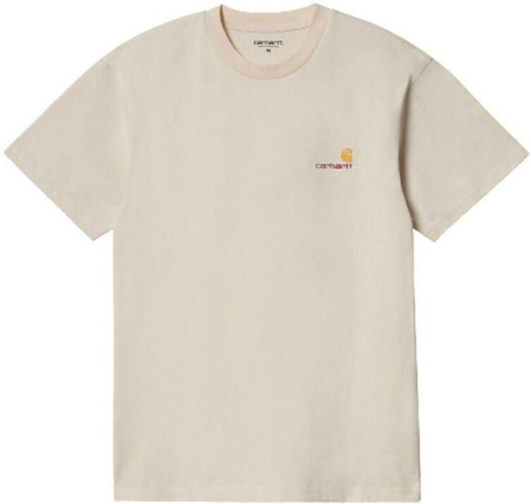 Carhartt WIP American Script T-shirt T-shirts Kleding natural maat: S beschikbare maaten:S M L XL