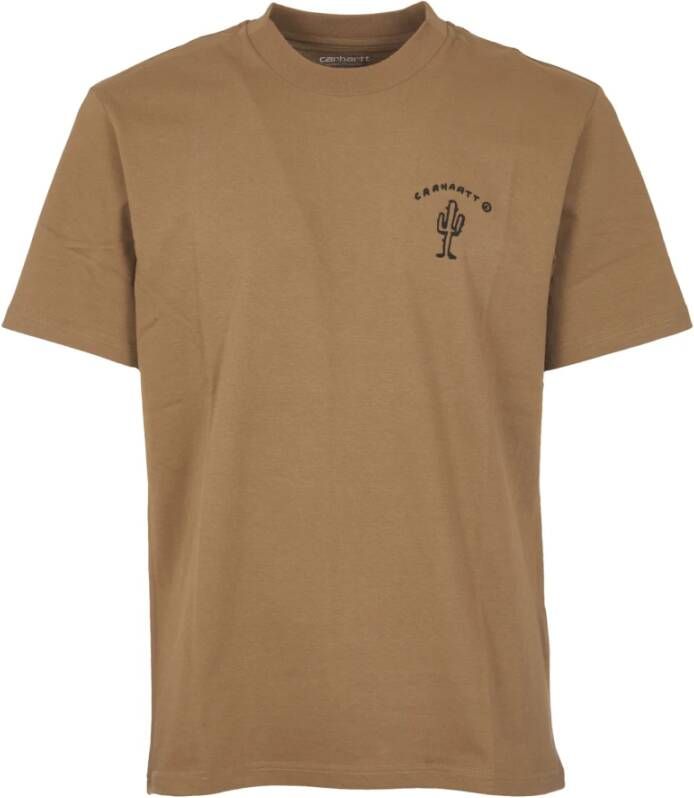 Carhartt WIP T-Shirts Bruin Heren