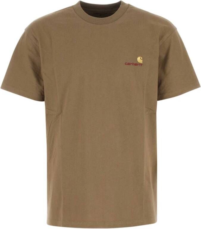 Carhartt WIP T-shirts Bruin Heren