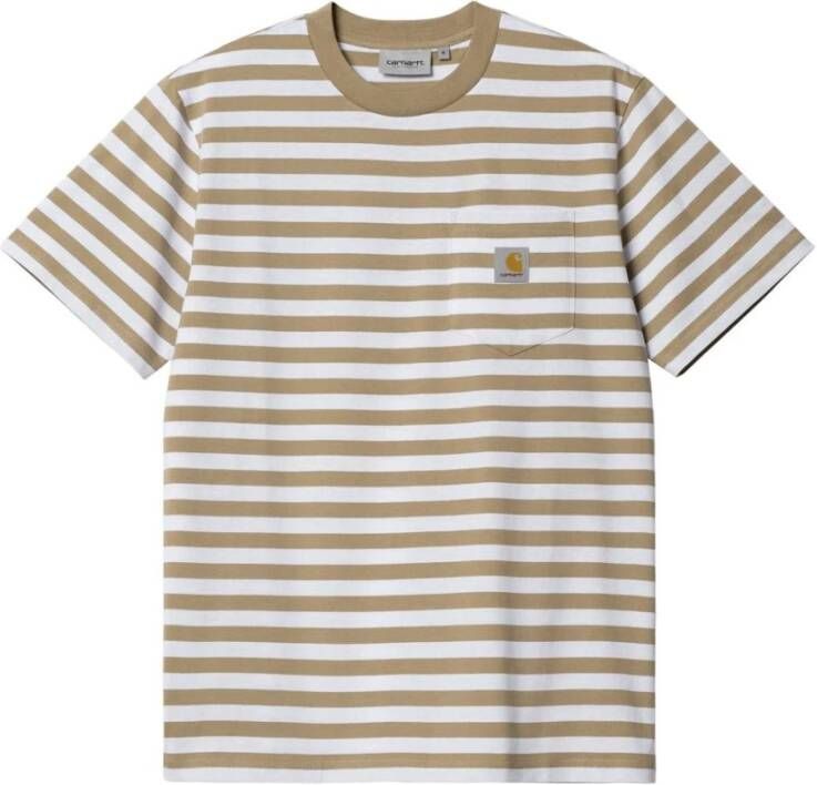 Carhartt WIP T-Shirts Bruin Heren